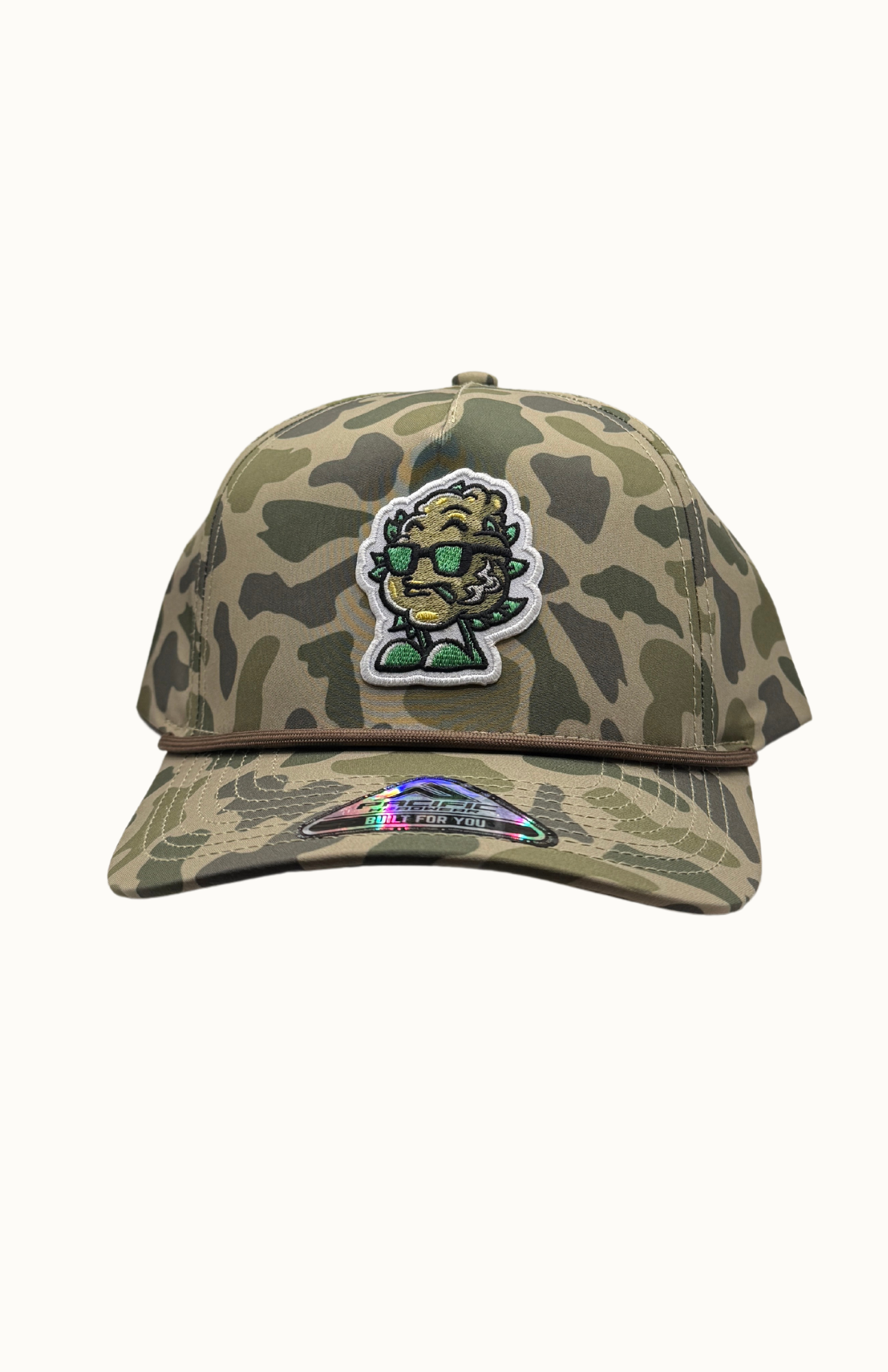 Green Camo Patch Snap Back