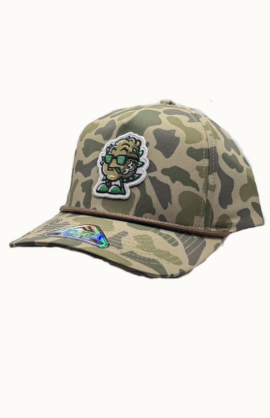 Green Camo Patch Snap Back