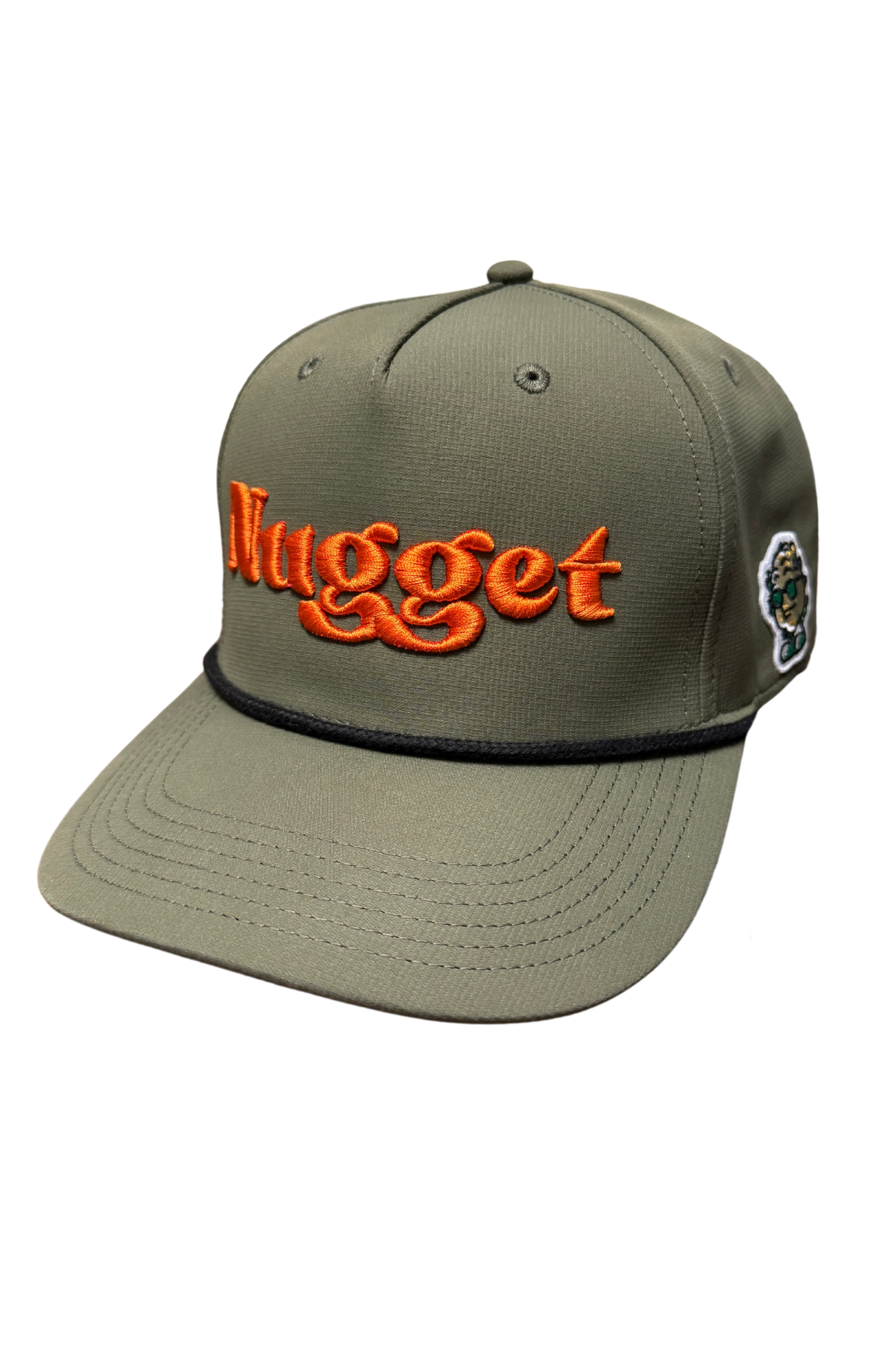 "Nugget" Green w/Black rope