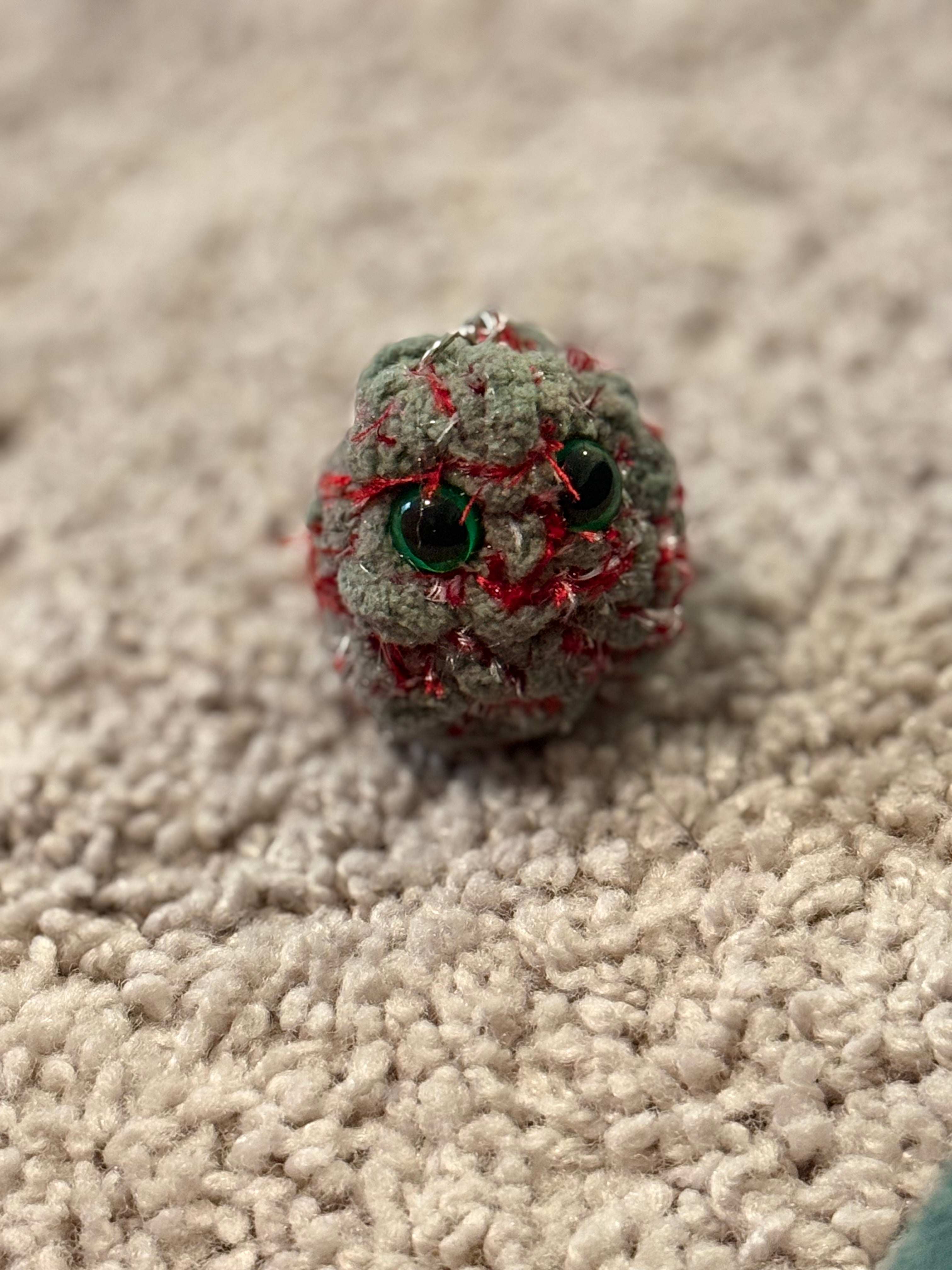 Red & White Keychain