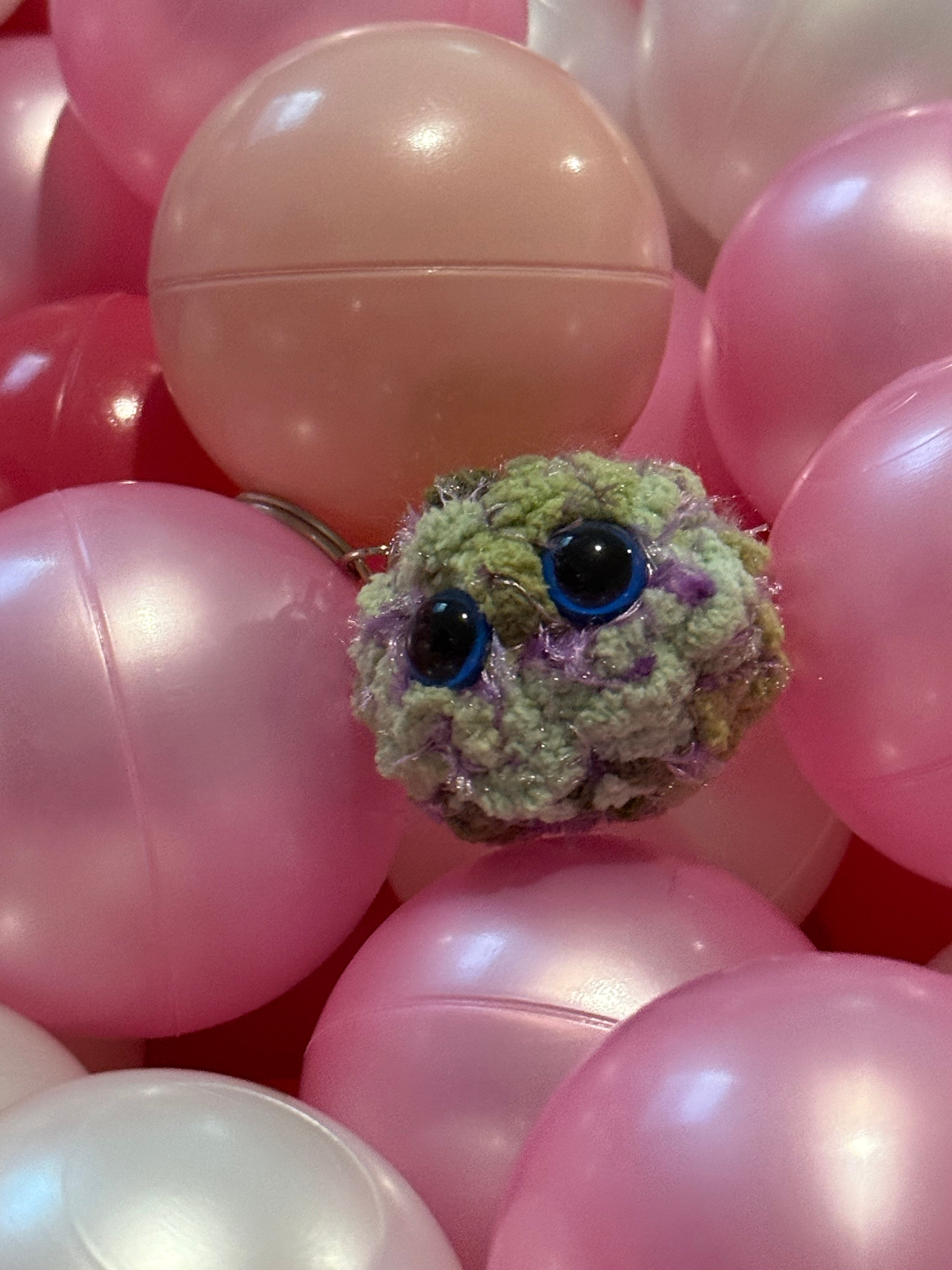 Lavender Tri-Color Keychain