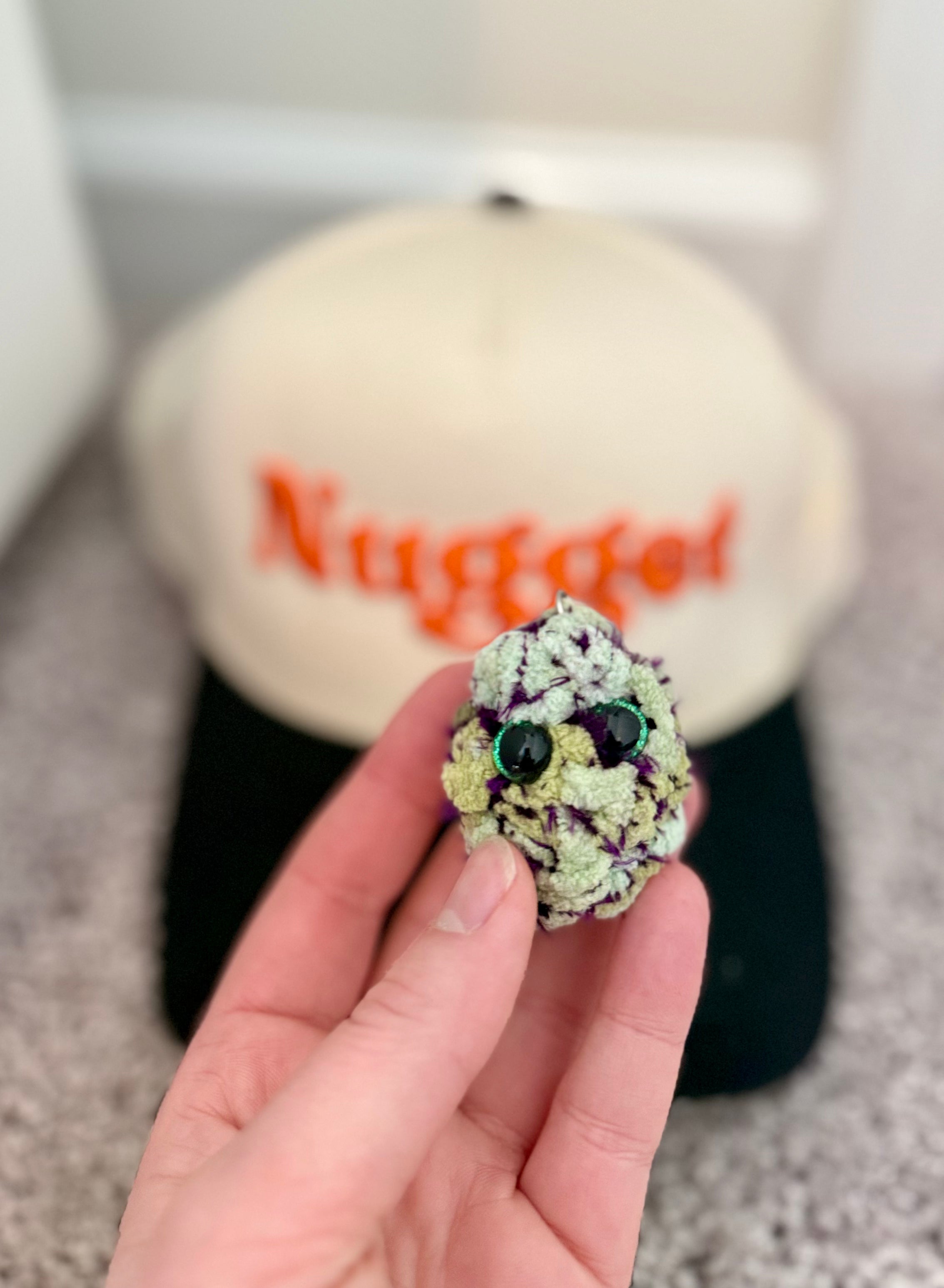 Purple Tri-Color Keychain