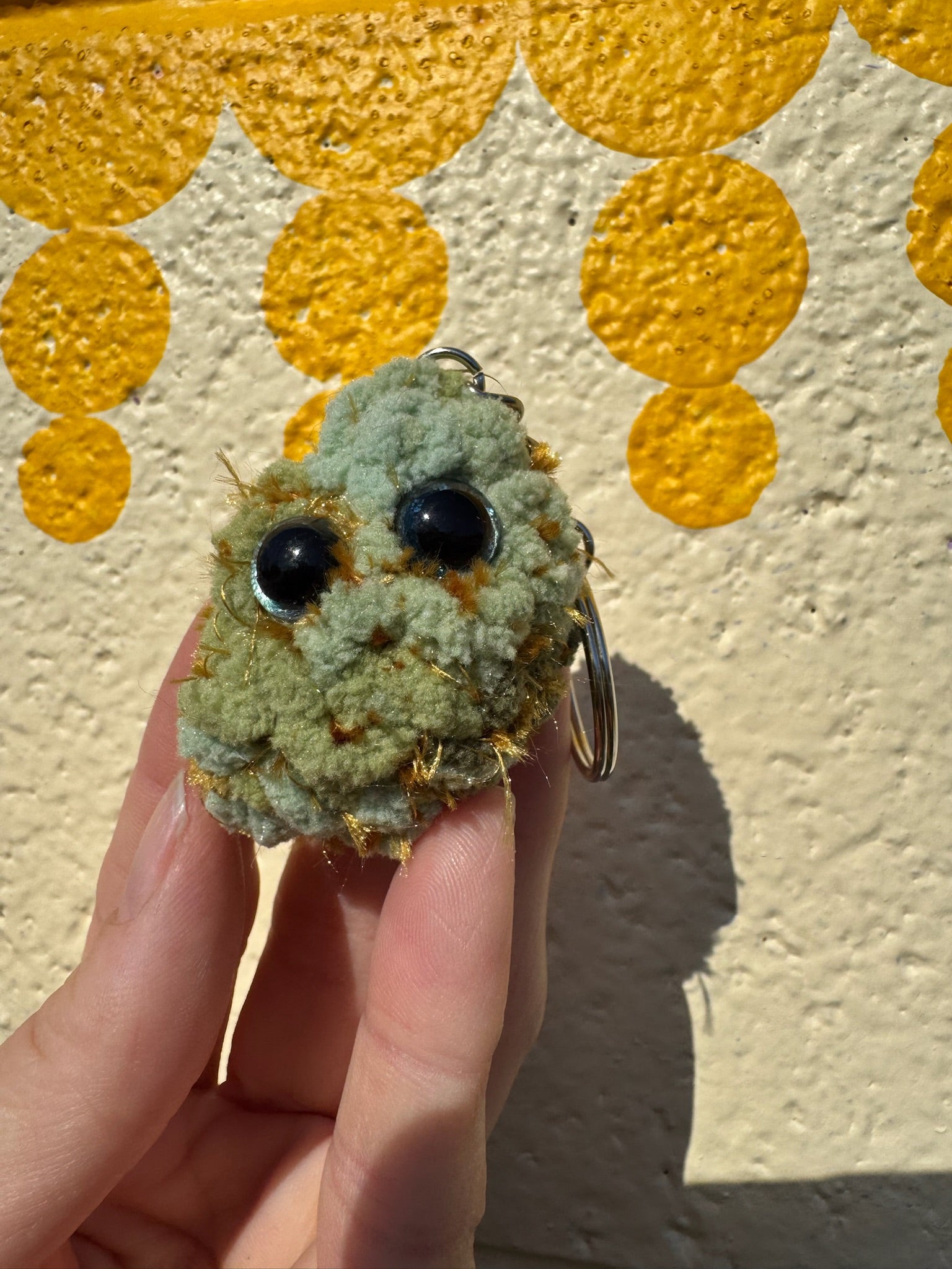 Gold Keychain Tri-Color