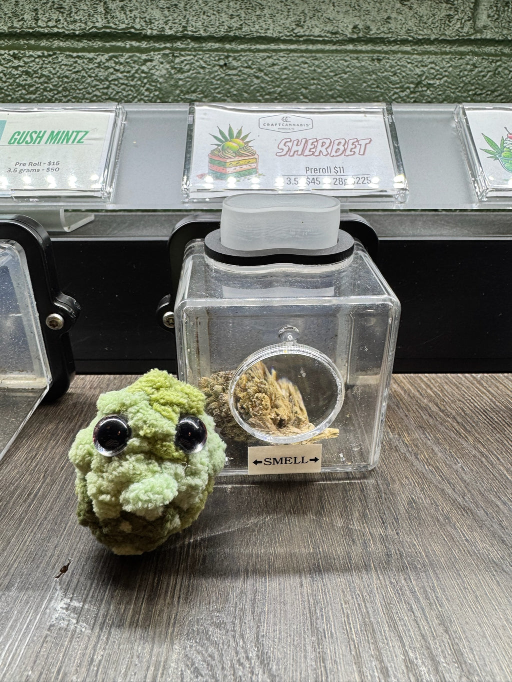 Green Keychains Tri-Color