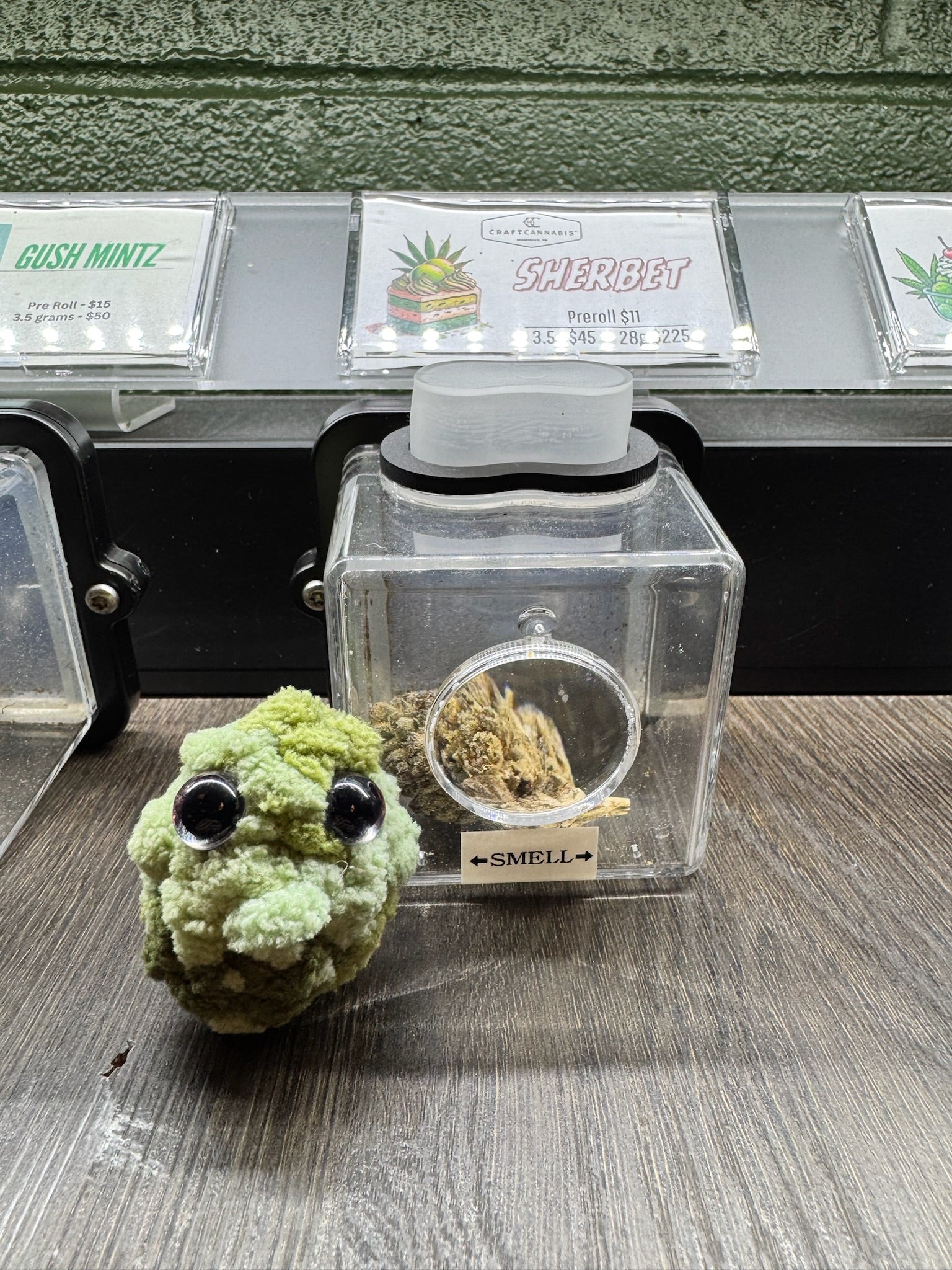 Green Keychains Tri-Color