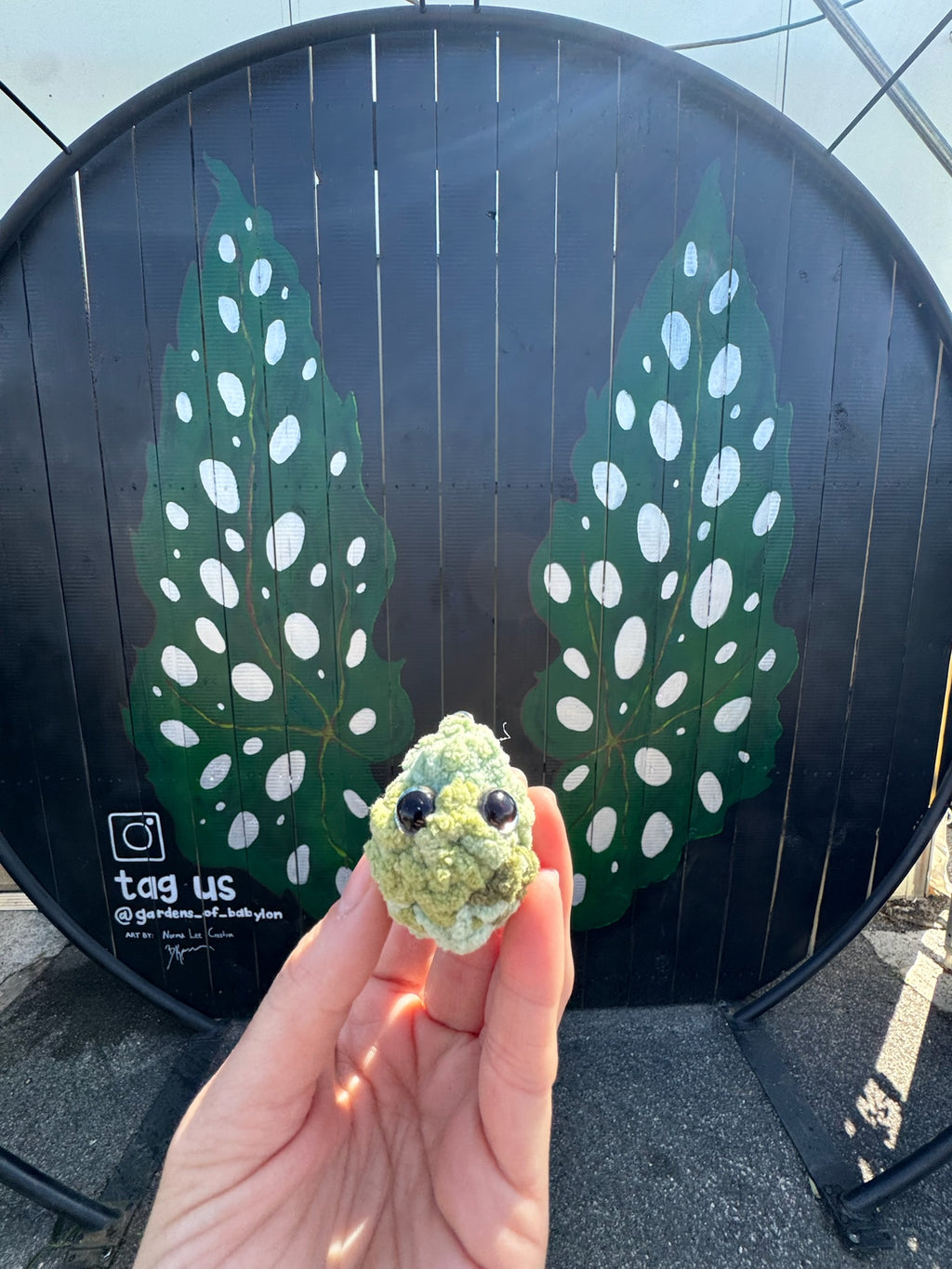 Green Keychains Tri-Color