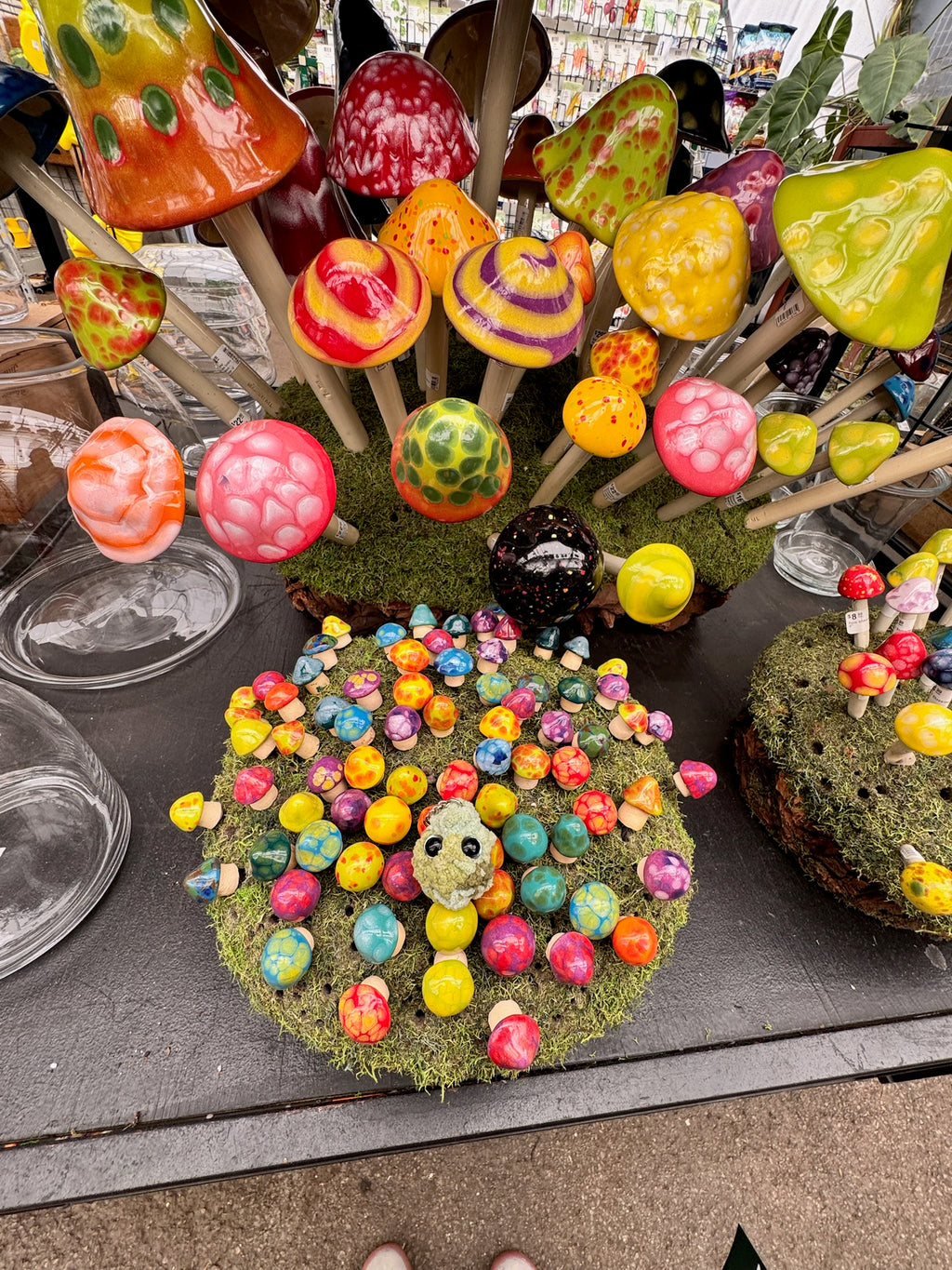 Green Keychains Tri-Color